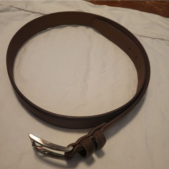 Donald J. Trump Bundle Brown 2 Genuine Leather Belts, Waist 36 - Picture 16 of 16